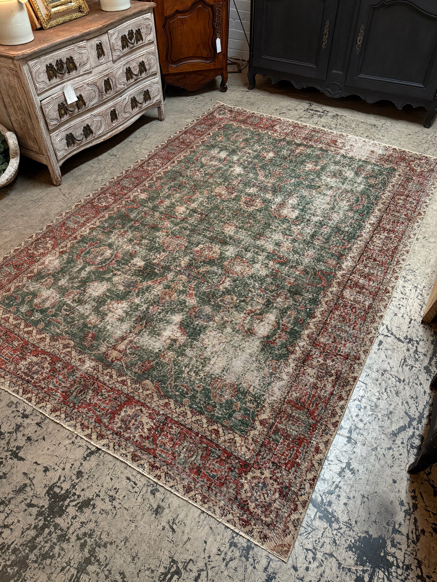 Vintage Turkish Rug - 281cmL x 194cmW