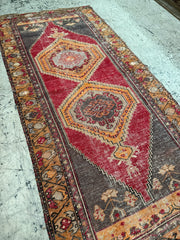 Vintage Turkish Rug - 209cmL x 97cmW