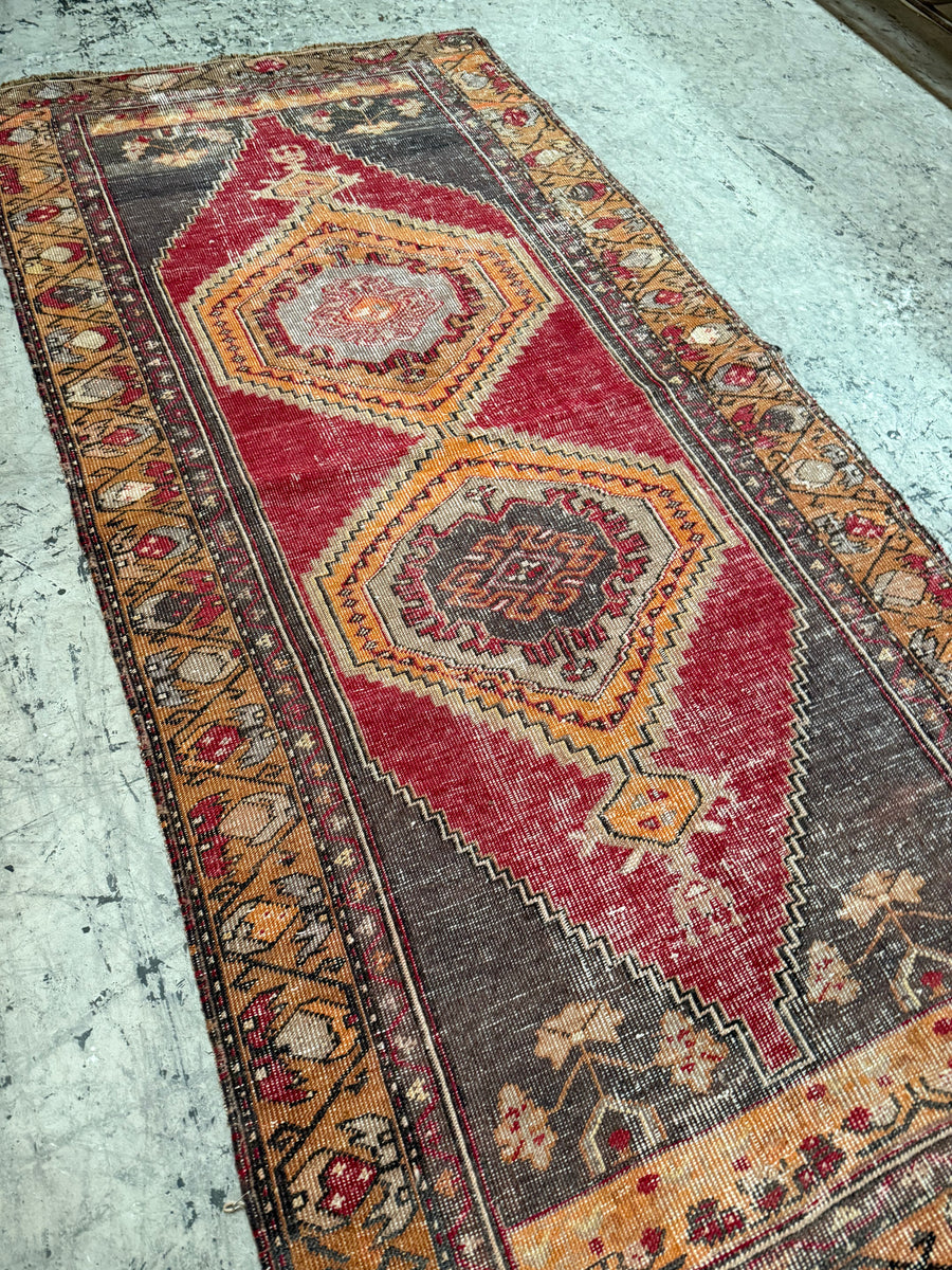 Vintage Turkish Rug - 209cmL x 97cmW