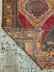 Vintage Turkish Rug - 209cmL x 97cmW