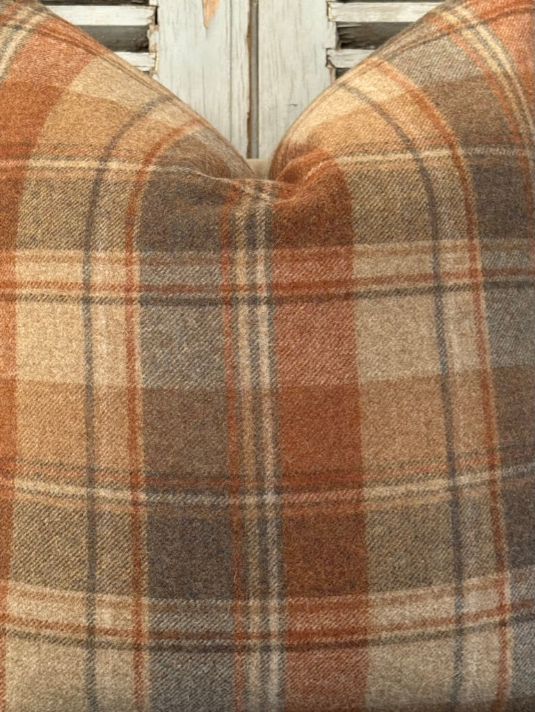 Scottish Wool Tartan Cushion - 50cmW x 50cmH