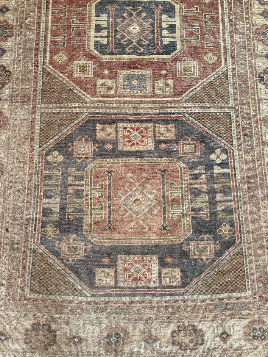 Vintage Turkish Rug - 242cmL x 139cmW