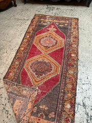 Vintage Turkish Rug - 209cmL x 97cmW