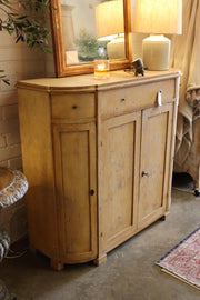 Swedish Gustavian Sideboard w Yellow Scraped Patina