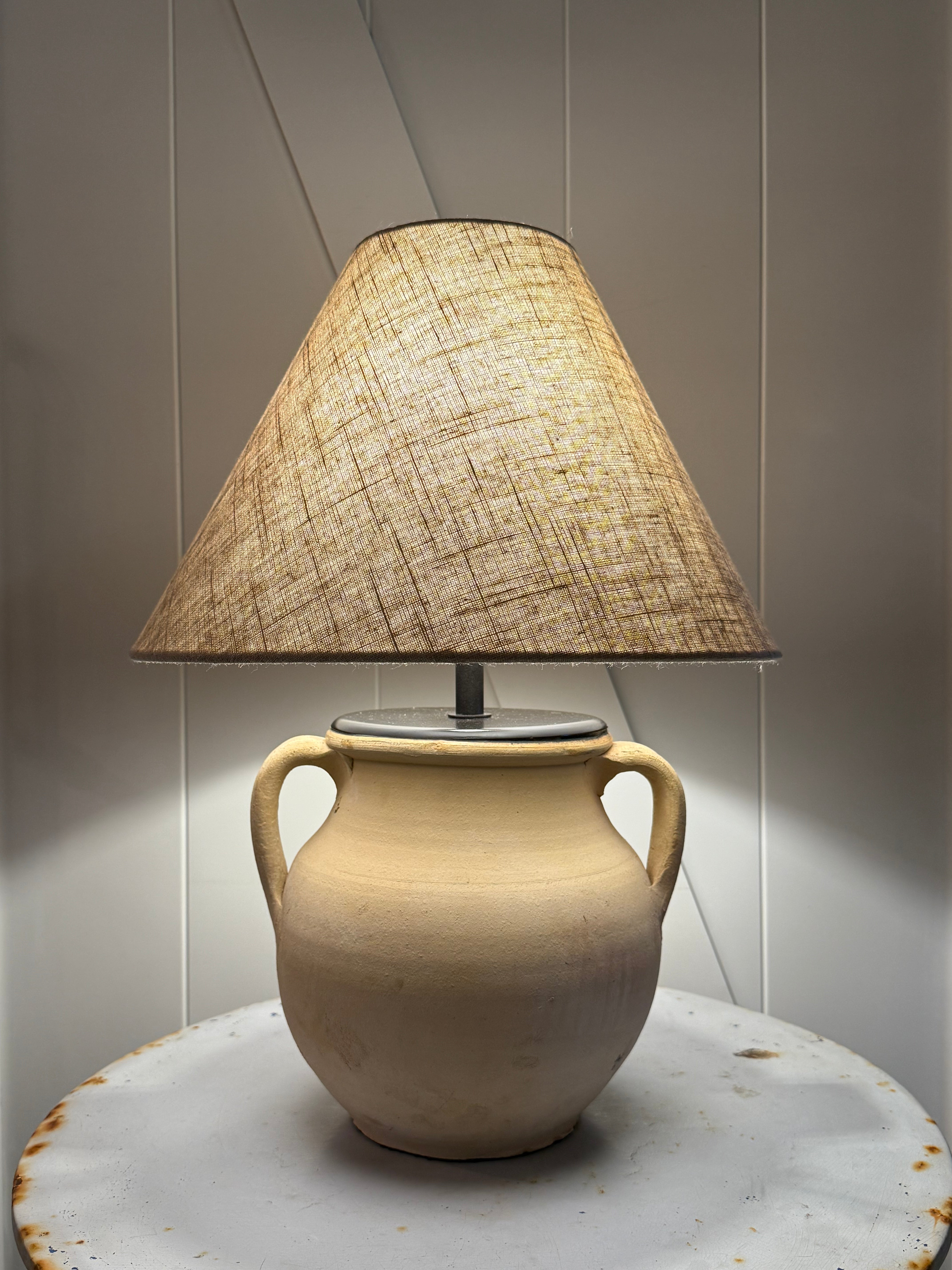 Antique Terracotta Table Lamps