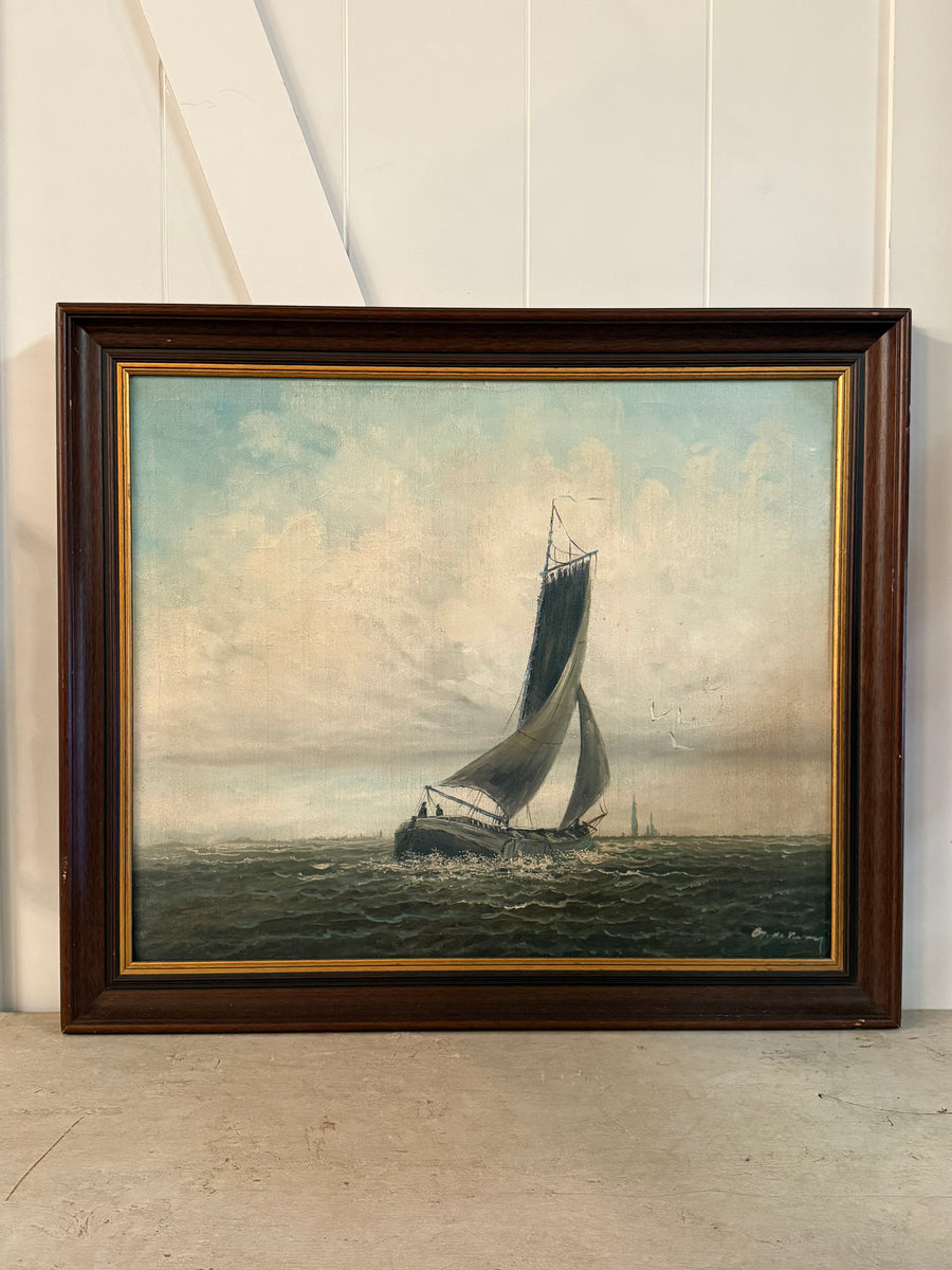 Vintage Dutch Seascape
