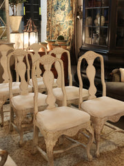 A Set Of 6 18th Century Swedish Dining Chairs