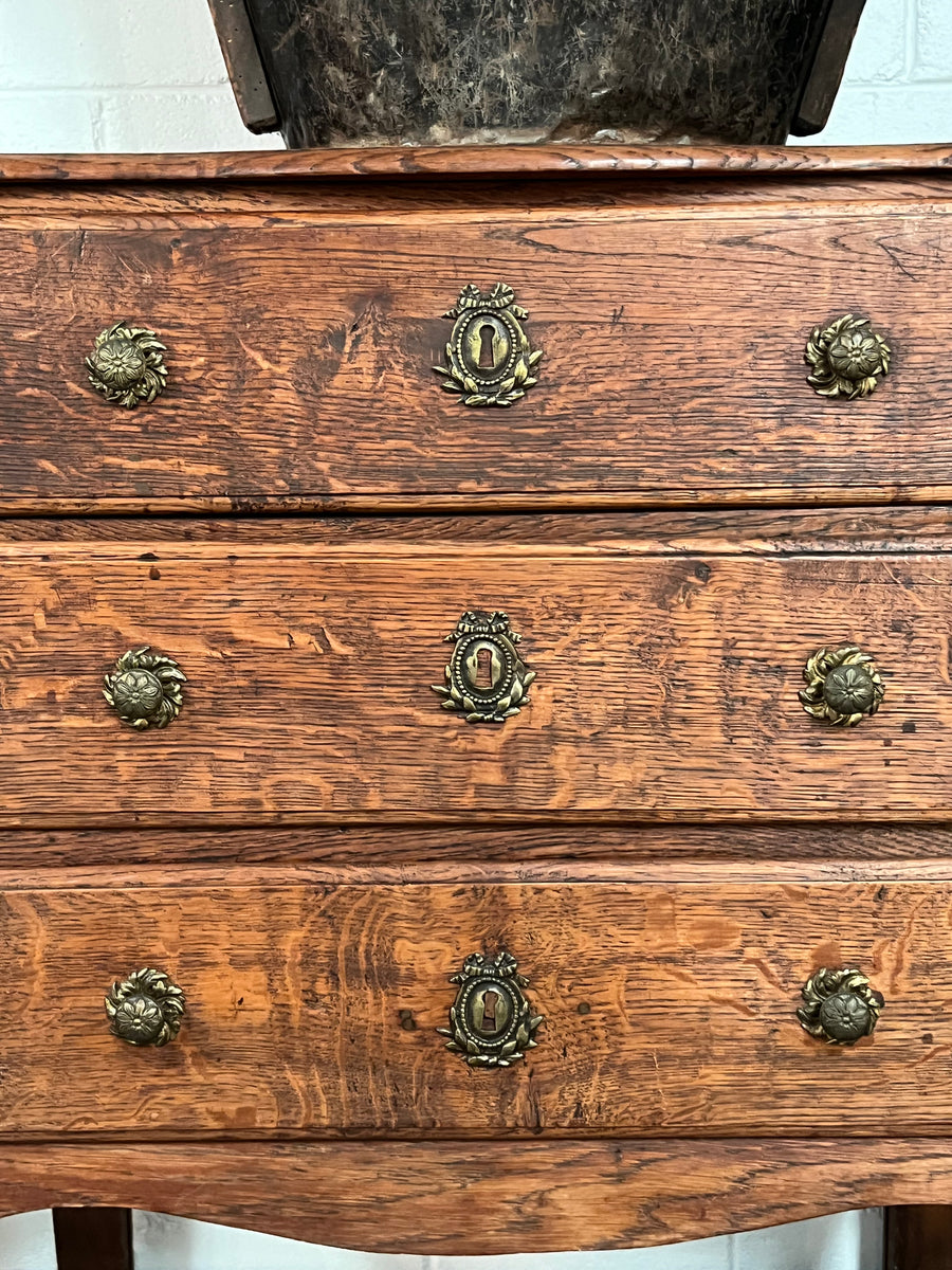 Late 19th Century Petite Oak Commode