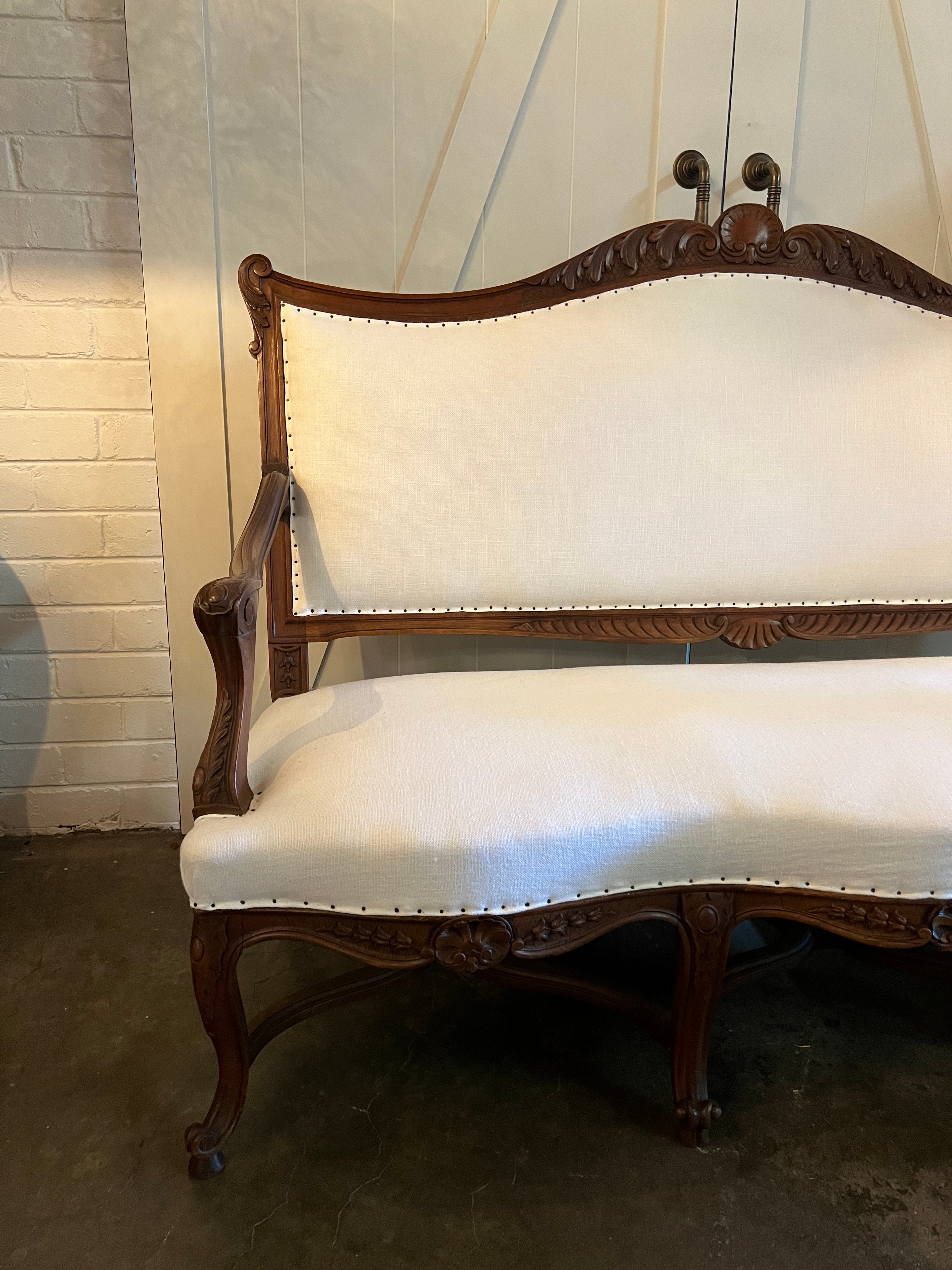 19th Century French Louis XV Sofa