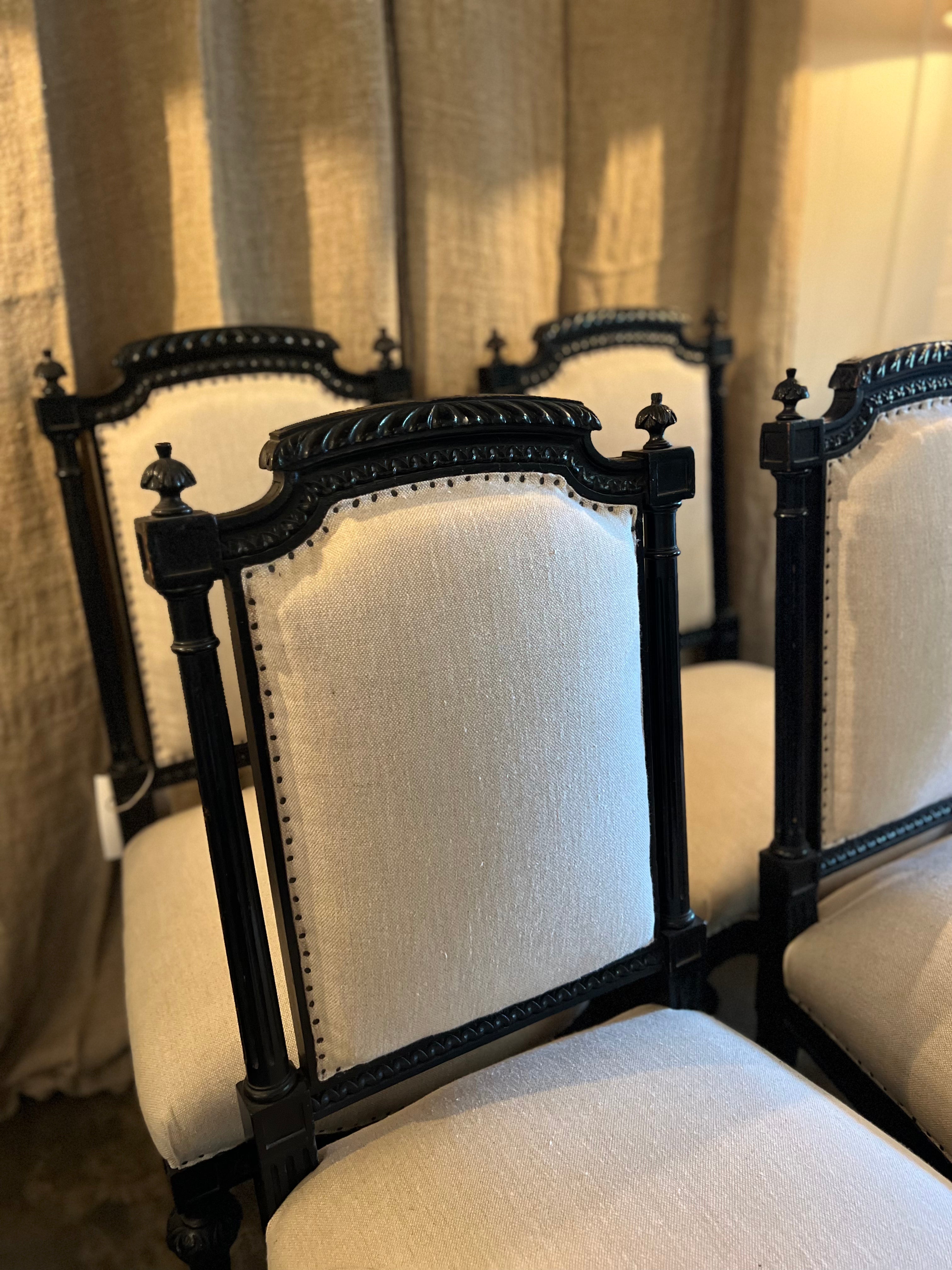 Set Of Four 19th Century Dining Chairs