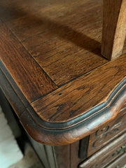 1920's French Oak Three Drawer Commode