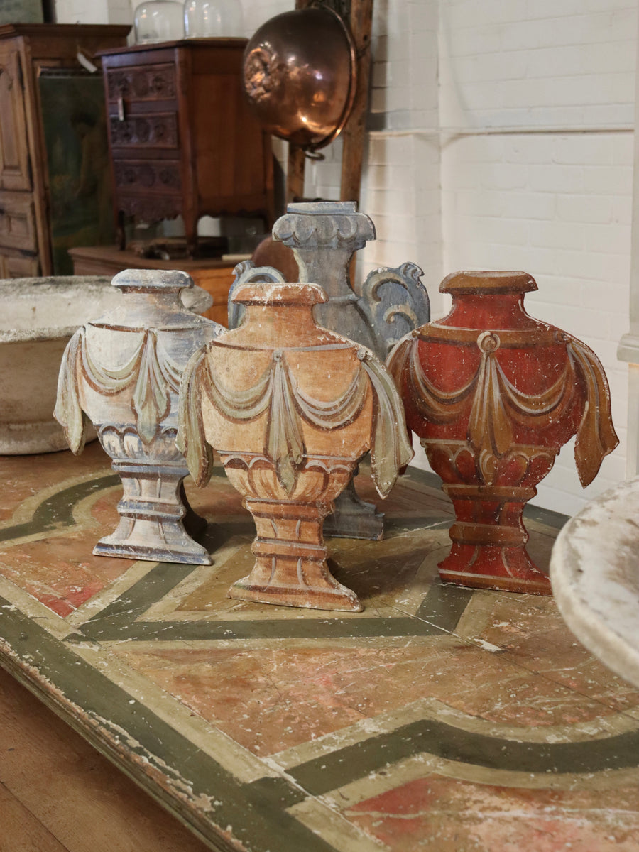 Fabulous Italian Decorative Urn Cut-outs
