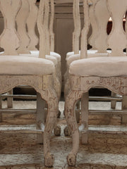 A Set Of 6 18th Century Swedish Dining Chairs