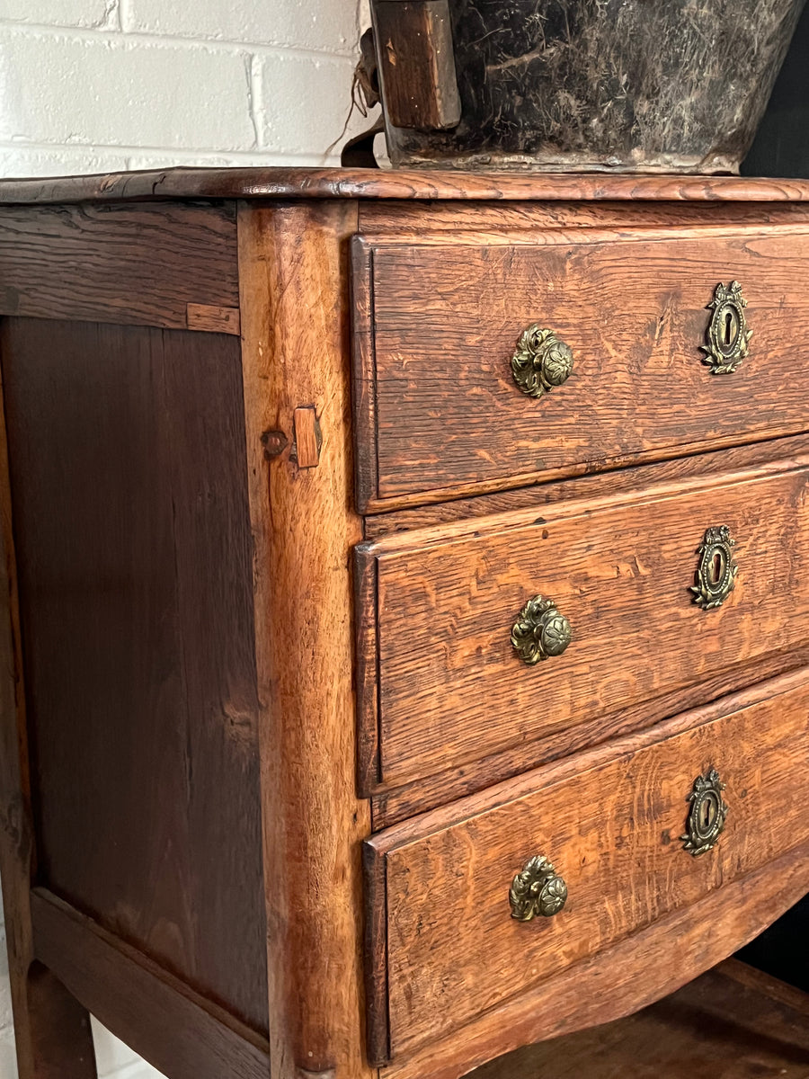 Late 19th Century Petite Oak Commode
