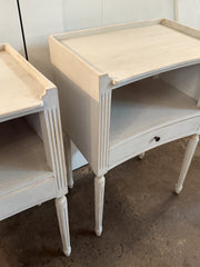 Handmade Swedish Gustavian Bedside Tables