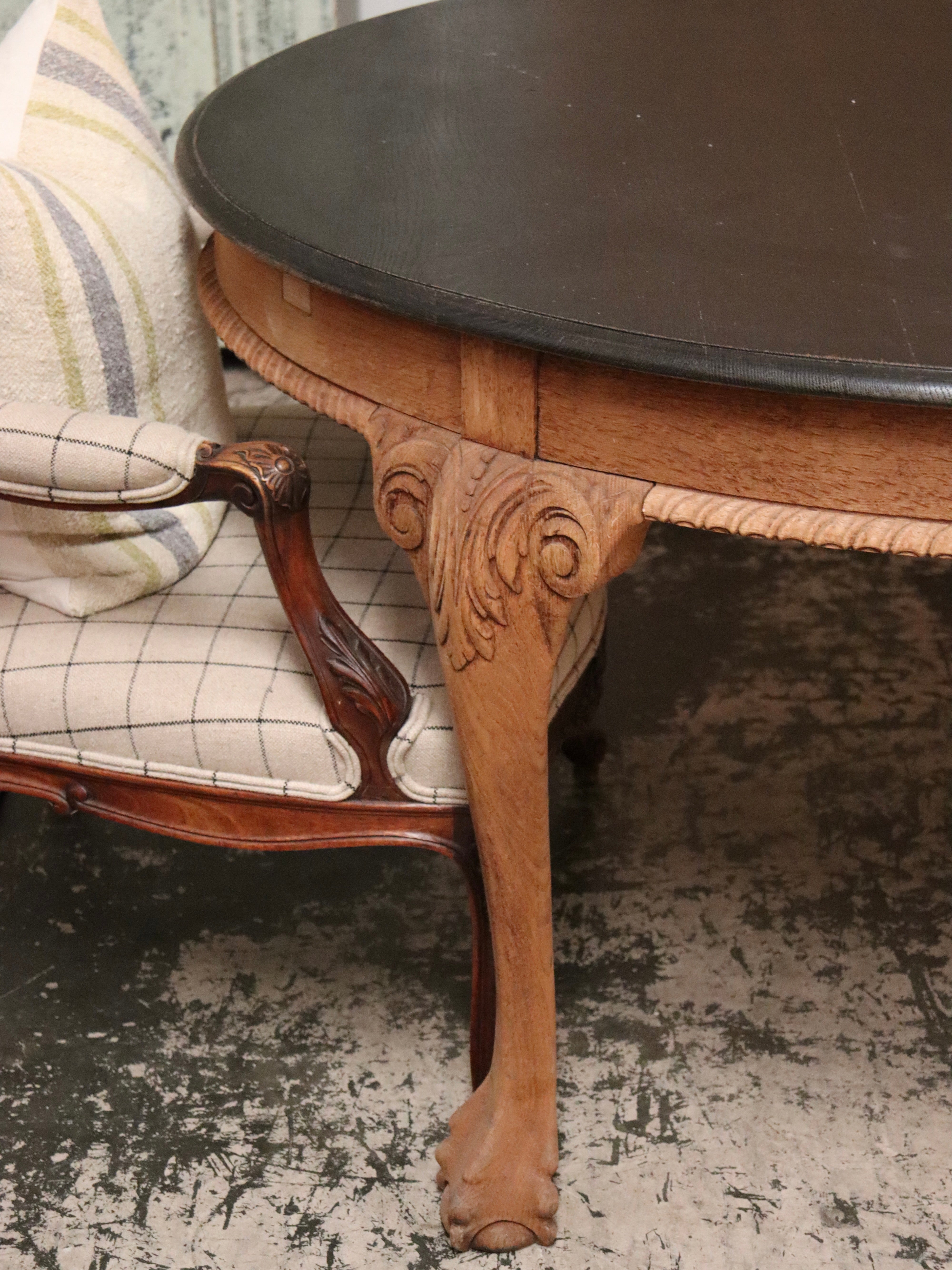 19th Century English Chippendale Dining Table