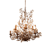 A stunning Bronze Belgian Chandelier