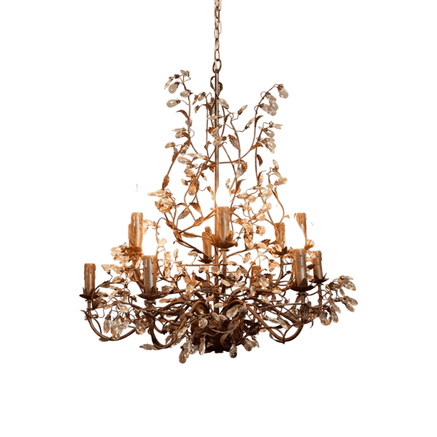 A stunning Bronze Belgian Chandelier